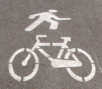 This image has an empty alt attribute; its file name is 25006033-bike-lane-sign.jpg